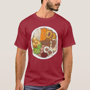 Camiseta Janto de Natal britânico Turquia Festivo