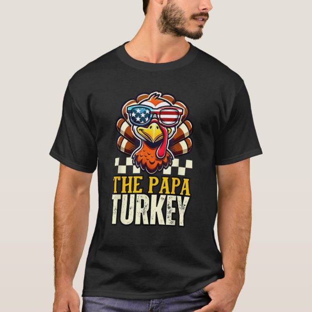 Camiseta Janto de Pais Papa Turquia correspondente a obriga (Frente)