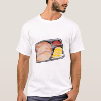 Camiseta janto de tv congelado