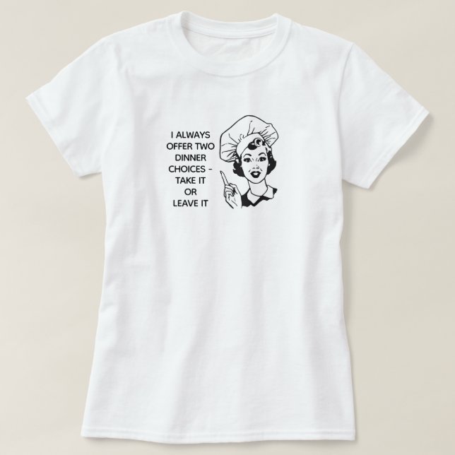 Camiseta Janto Retro Funny Escolhas T-Shirt (Frente do Design)