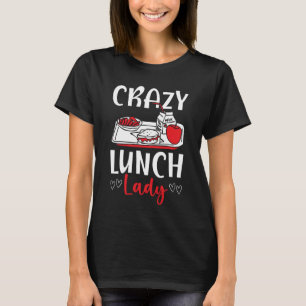 Camiseta Janto Trabalhador de Cafeteria Lady Cook Lunch Lad