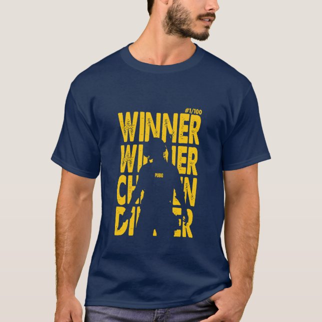 Camiseta Janto Vencedor Vencedor de Frango | Desenho especi (Frente)
