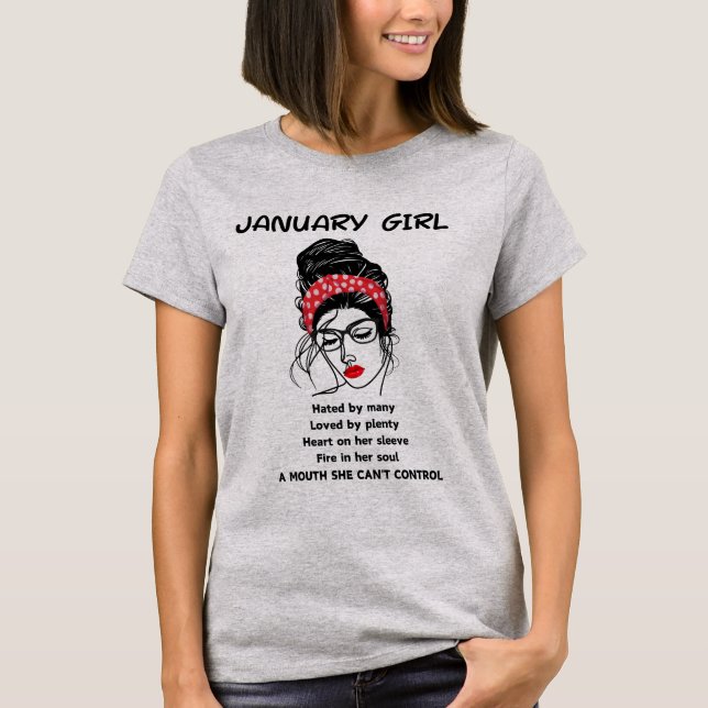 CAMISETA JANUARY GIRL (Frente)