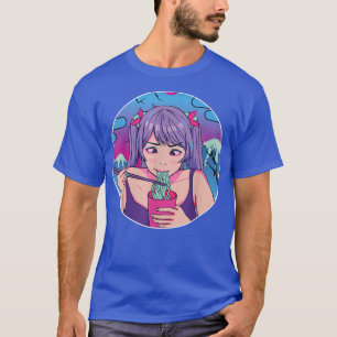 Camiseta Japa Girl Noodles Anime Manga Graphic Art Japa