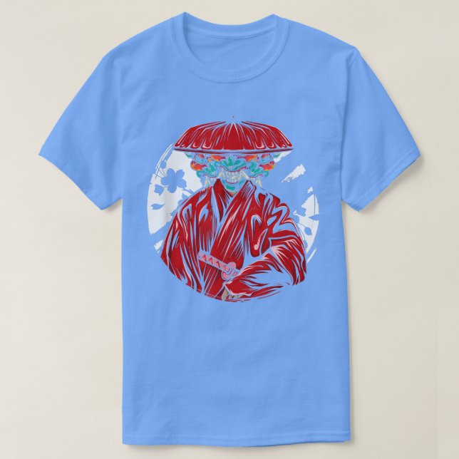 Camiseta Japan Art Warrior Kendo Ninja Samurai Shinobi Kata (Frente do Design)