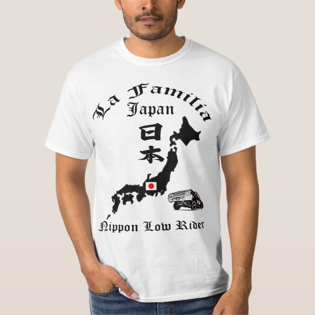 Camiseta Japan Inspired Low Rider T-Shirt Design (Frente)