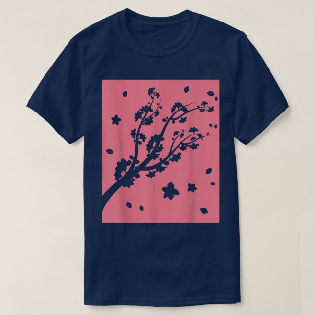Camiseta Japan Pretty Flower Japanese Pink Sakura Cherry Bl (Frente do Design)