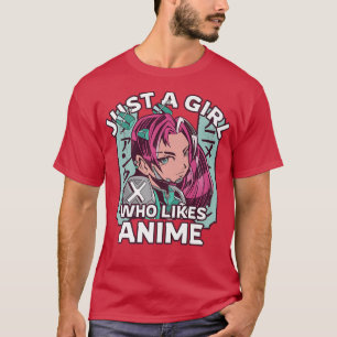 Camiseta Japan Style, Just A Girl Who Likes Anime 
