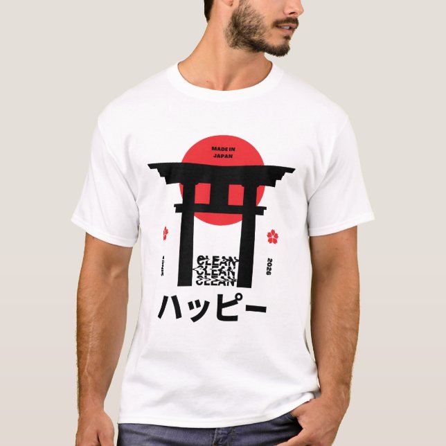 Camiseta Japan T-shirt design (Frente)