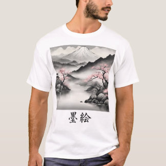 Camiseta Japan wonderful scenery and hidden animals T-shirt