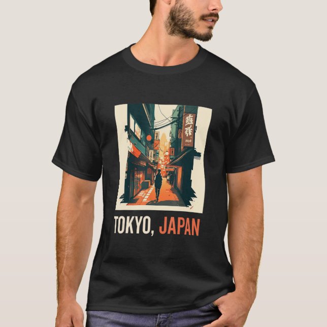 Camiseta Japanese Aesthetic Tokyo Vaporwave Japan Lofi Fash (Frente)