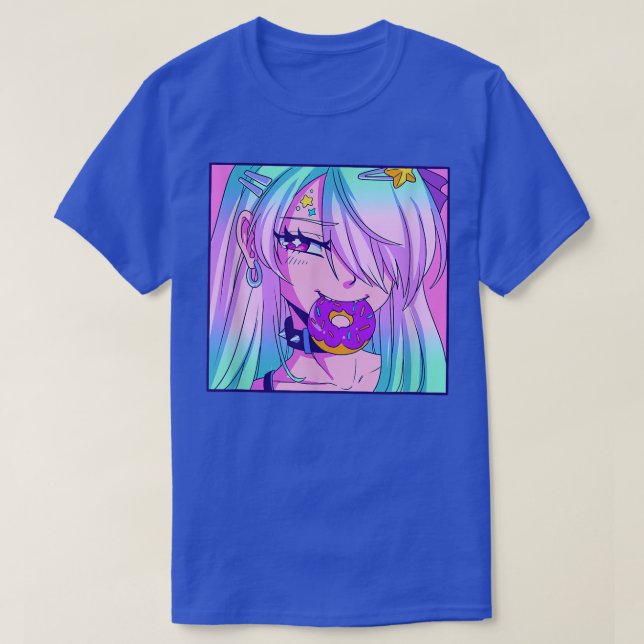 Camiseta Japanese Anime Girl Waifu Japan Kawaii Otaku  (Frente do Design)
