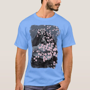 Camiseta Japanese Beautiful Cherry Blossom, Sakura with Mou