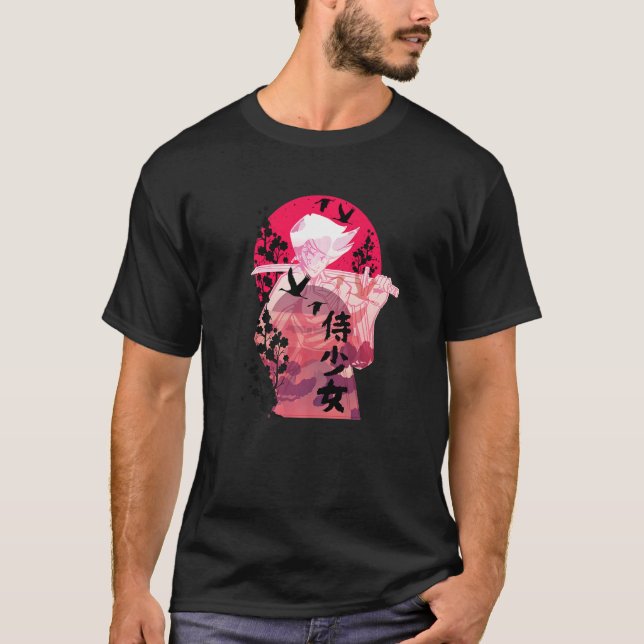 Camiseta Japanese Birds Flowers Women Inspirational (Frente)