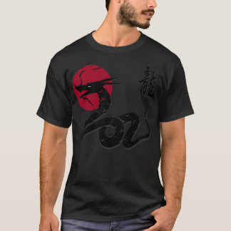 Camiseta Japanese dragon Chinese dragon Euclidean