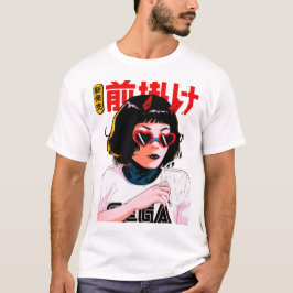 Camiseta Japanese Evil Girl Urban Modern Vaporwave Style