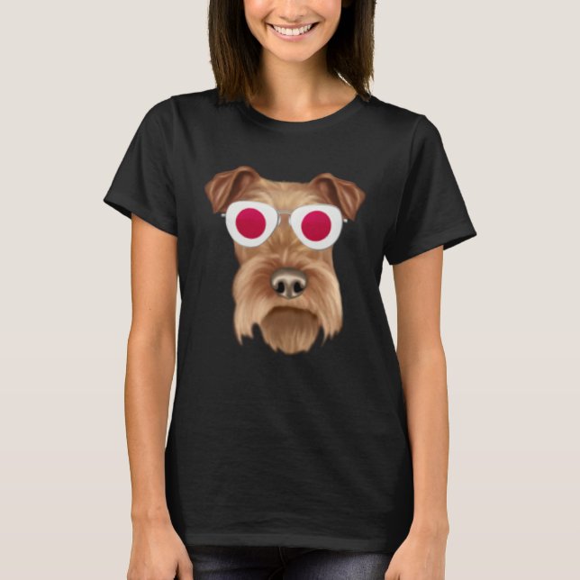 Camiseta Japanese Flag Irish Terrier Dog Japan Pocket (Frente)