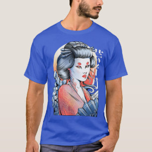 Camiseta Japanese Geisha Japan Woman Women Kimono Culture