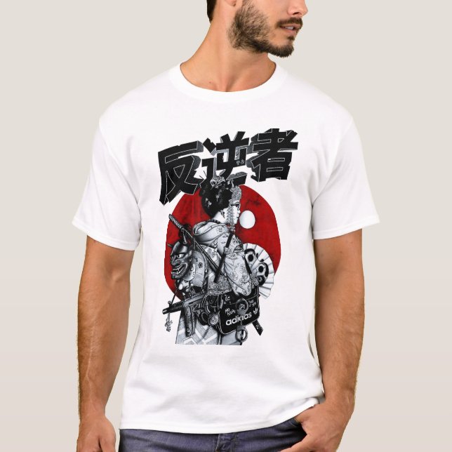 Camiseta Japanese Geisha Urban Cool Style  (Frente)