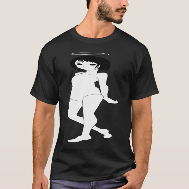 Camiseta Japanese horror Halloween girl (Frente)