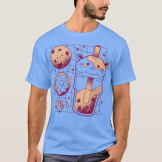 Camiseta Japanese Kawaii Boba Tea Guinea Pig Donut Cookie G
