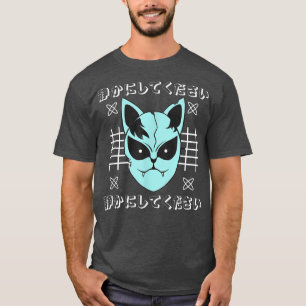 Camiseta Japanese Kitsune Girl Anime Character Japan Aesth