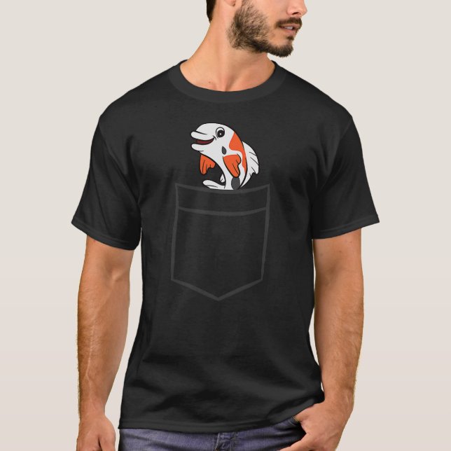 Camiseta Japanese Koi Fish In The Pocket (Frente)