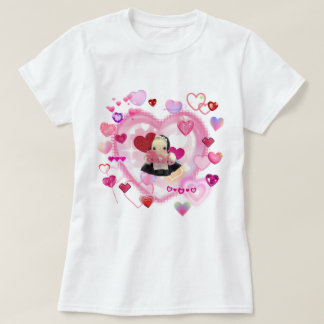 Camiseta Japanese maid / Heart-heart-heart / T-shirt