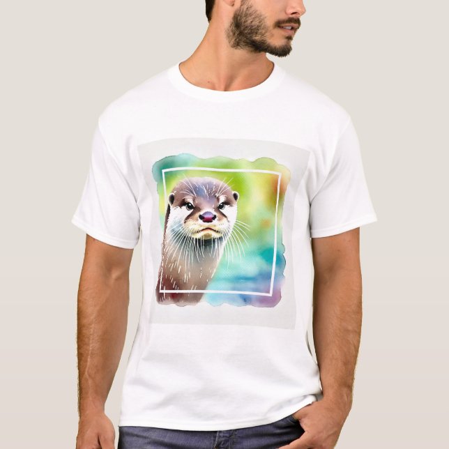 Camiseta Japanese Otter in Tranquil Waters 040924AREF130 -  (Frente)