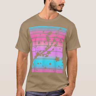 Camiseta Japanese Pink Flower Sakura 90s Vaporwave Cherry B
