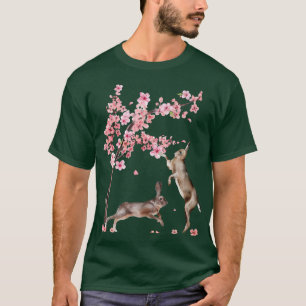 Camiseta Japanese Rabbit Cherry Blossom Flower Sakura Tree