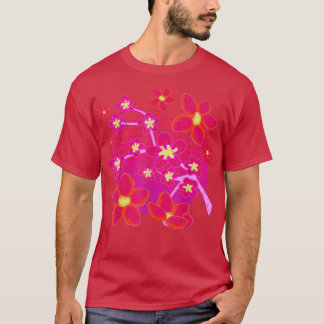 Camiseta Japanese Sakura Pink Flower 80s Vaporwave Cherry B