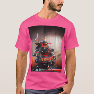 Camiseta Japanese Samurai CyberPunk Graphic T-Shirt (2)