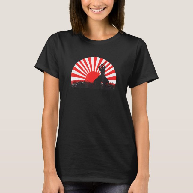 Camiseta Japanese samurai   ninja swordsman (Frente)