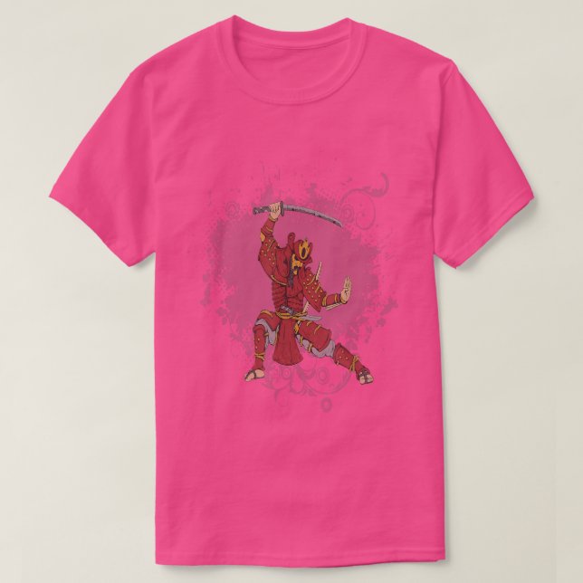 Camiseta Japanese Samurai Warrior (Frente do Design)