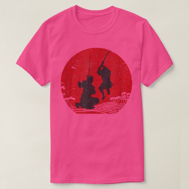 Camiseta Japanese Samurai Warriors  (Frente do Design)