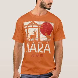 Camiseta Japanese Sika Deer Nihon Nippon Torii Retro Nara J