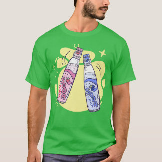 Camiseta Japanese Strawberry Blueberry Soda Japan Kawaii 