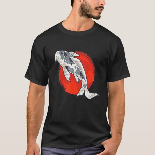 Camiseta Japanese Tattoo Dragon Koi Carp Japan Fish Urban A (Frente)