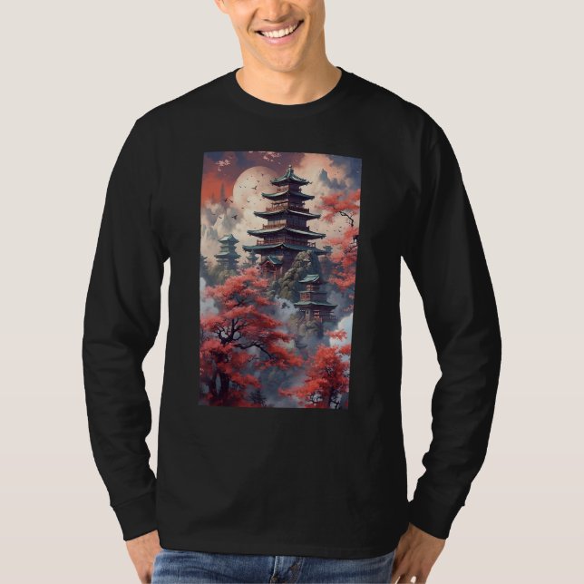 Camiseta Japanese Temple Shrine Spirituality (Frente)