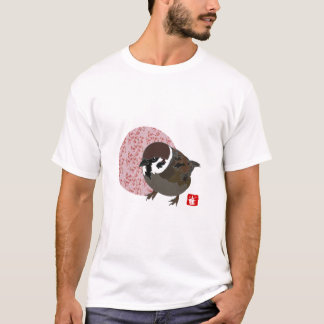 Camiseta Japanese Tree Sparrow(和雀)
