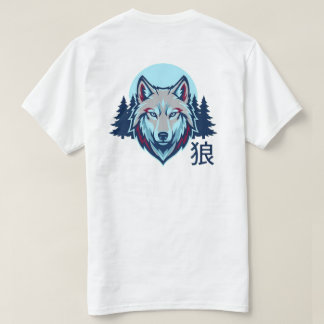 Camiseta Japanese Wolf "OOKAMI" Lone Wolf T-Shirt