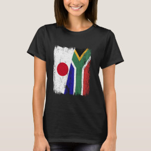 Camiseta Japão África do Sul - Metade da bandeira Japonesa 