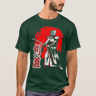 Camiseta Japão: Artes marciais Kendo Guerreiro Japonês Comb