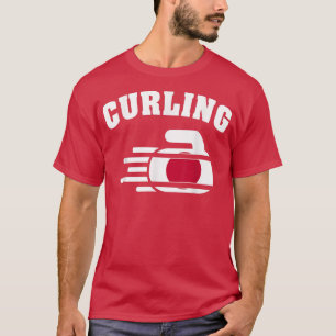 Camiseta Japão Curling Rock Esportes Ventiladores Japoneses