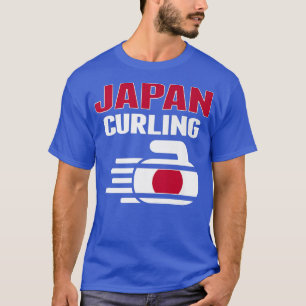 Camiseta Japão Curling Team Fans Jersey Japonês Winter Spo