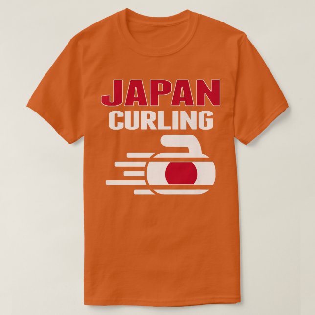 Camiseta Japão Curling Team Fans Jersey Japonês Winter Spo (Frente do Design)