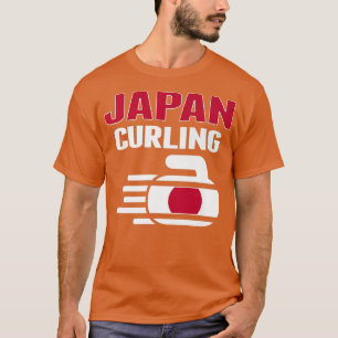 Camiseta Japão Curling Team Fans Jersey Japonês Winter Spo