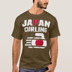 Camiseta Japão Curling Team Fans Jersey Japonês Winter Spo