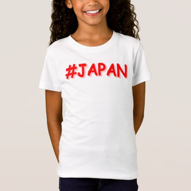 Camiseta "#JAPÃO" Design. Comprar Agora (Frente)